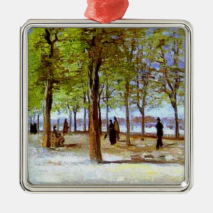 Van Gogh: Terras in de Jardin du Luxembourg Metalen Ornament