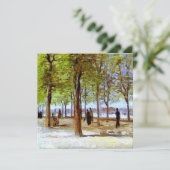 Van Gogh: terras in de Luxembourg Tuin Kaart (Staand voorkant)