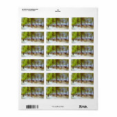 Van Gogh - Terras in de Luxemburgse tuin Etiket (Full Sheet)