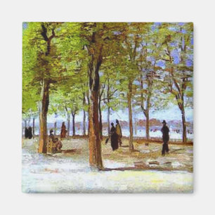 Van Gogh: Terras in de Luxemburgse tuin Magneet
