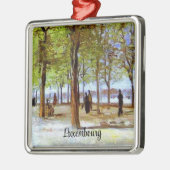 Van Gogh: Terras in de Luxemburgse tuin Metalen Ornament (Links)