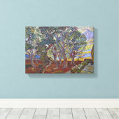 Van Gogh The Garden of the Saint Paul Asylum Canvas Afdruk (Insitu (Houten vloer))