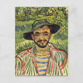 Van Gogh - The Gardener (alias Young Peasant) Briefkaart (Voorkant)