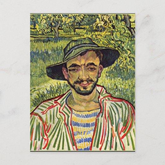 Van Gogh - The Gardener (alias Young Peasant) Briefkaart (Voorkant)