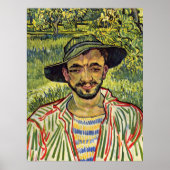 Van Gogh - The Gardener (alias Young Peasant) Poster (Voorkant)