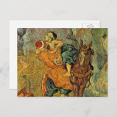 Van Gogh The Good Samaritan,  impressionisme Briefkaart (Voorkant / Achterkant)