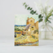 van Gogh - The Old Mill (1888) Briefkaart (Staand voorkant)