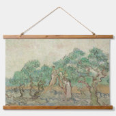 Van Gogh The Olive Orchard Treedt Old Art Wood Wal Hangend Wandkleed (Voorkant)