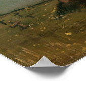 Van Gogh - The Peasants' Churchyard, Old Church Poster (Hoek)