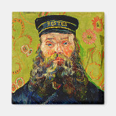 Van Gogh - The Postman, beroemd schilderij, Magneet (Voorkant)