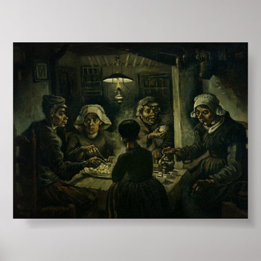 Van Gogh The Potato Eater  Poster (Voorkant)