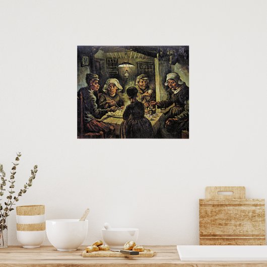 Van Gogh - The Potato Eaters Poster (Keuken)
