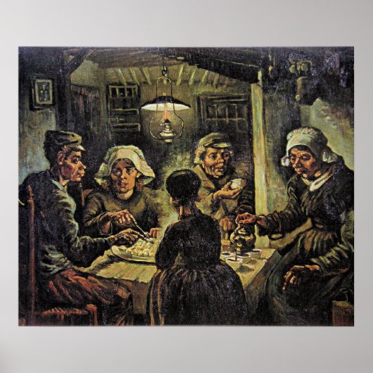 Van Gogh - The Potato Eaters Poster (Voorkant)