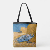 Van Gogh – The Siesta – Personalized  Tote Bag (Achterkant)