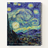 Van Gogh The Sterrennacht Notebook Notitieboek (Achterkant)