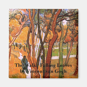 Van Gogh The Walk: Falling Leaves, kunst Magneet