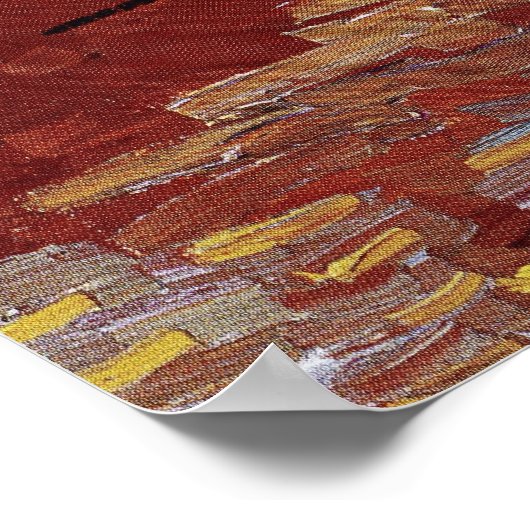 Van Gogh Three Sunflowers Original Art Masterpiec Poster (Hoek)