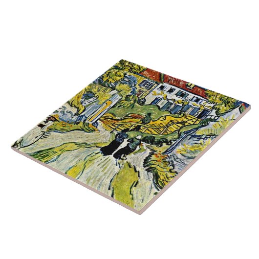 Van Gogh - Trap bij Auvers Tegeltje (Zijkant)