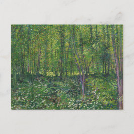 Van Gogh Trees en Ondergroei Briefkaart
