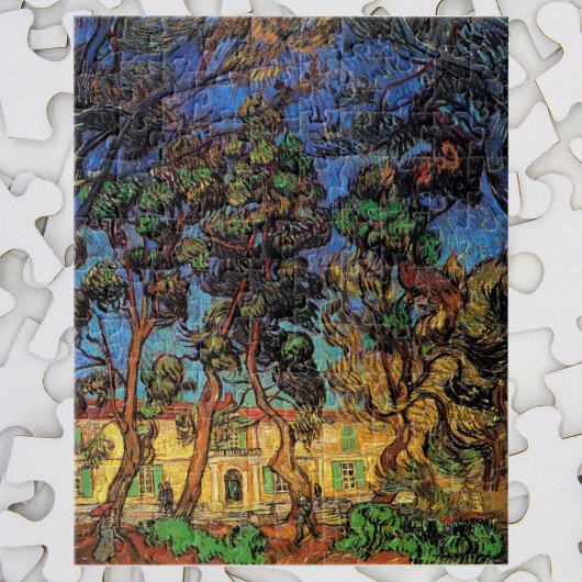 Van Gogh Trees in de tuin, Saint Paul Hospital Legpuzzel