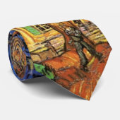 Van Gogh Trees in de tuin, Saint Paul Hospital Stropdas (Opgerold)