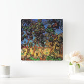 Van Gogh Trees in de tuin, Saint Paul Hospital Vierkante Klok (Huis)