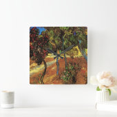 Van Gogh Trees in de tuin, Saint Paul Hospital Vierkante Klok (Huis)