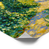 Van Gogh Trees with Ivy St Paul Hospital Poster (Hoek)