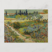 Van Gogh Tuin in Arles Bloem Impressionist Briefkaart (Voorkant)
