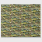 Van Gogh Tuin in Arles Bloemimpressionist Cadeaupapier (Vlak)