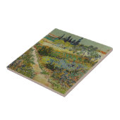 Van Gogh Tuin in Arles Bloemimpressionist Tegeltje (Zijkant)