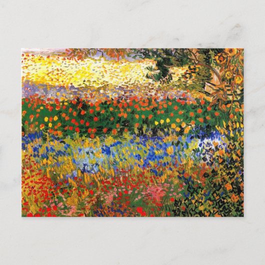 Van Gogh - Tuin in Arles Briefkaart (Voorkant)