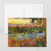 Van Gogh - Tuin in Arles Briefkaart (Voorkant / Achterkant)