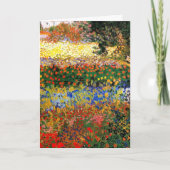 Van Gogh - Tuin in Arles Kaart (Voorkant)