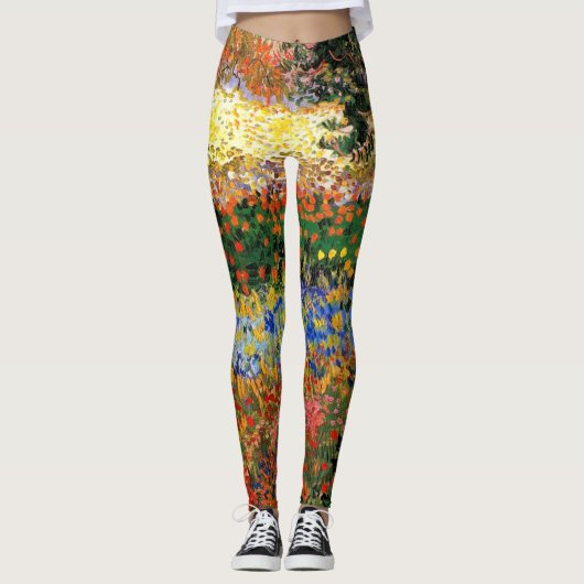 Van Gogh - Tuin in Arles Leggings (Voorkant)