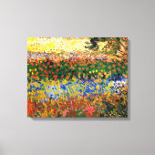 Van Gogh - Tuin in Arles (ook bekend als Bloeiende Canvas Afdruk (Voorkant)