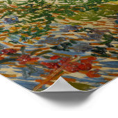 Van Gogh - tuin in arles Poster (Hoek)