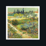 Van Gogh - Tuin in Arles Servet<br><div class="desc">Tuin in Arles, beroemd Van Gogh schilderij</div>