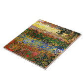 Van Gogh - Tuin in Arles Tegeltje (Zijkant)