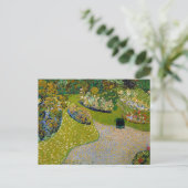 Van Gogh  tuin in Auvers Briefkaart (Staand voorkant)