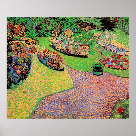 Van Gogh - Tuin in Auvers, Poster (Voorkant)