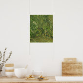 Van Gogh - tuin met butterflies Poster (Keuken)