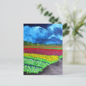 Van Gogh Tulip Field-Susan Payne-Trutna, kunstenaa Briefkaart (Staand voorkant)