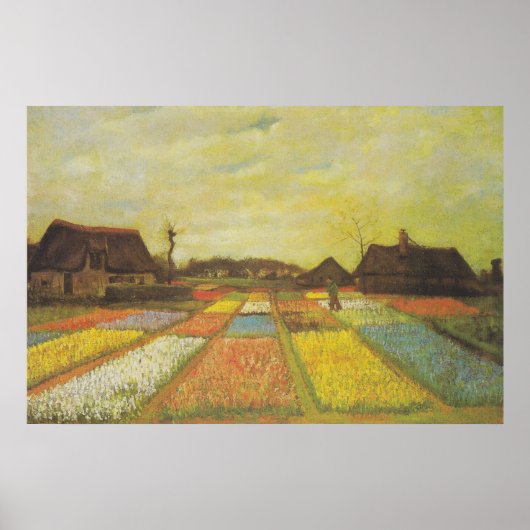 Van Gogh Tulip Fields Afbeelding Print (Voorkant)