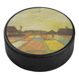 Van Gogh Tulp Velden Muis Mat Gift Hockey Puck