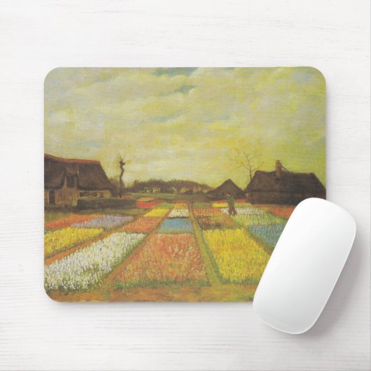 Van Gogh Tulp Velden Muis Mat Gift Muismat (Met muis)
