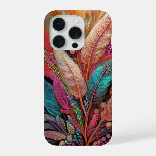 Van Gogh Tulpen, Diep paarse fantasierijke tuin iPhone 15 Pro Case
