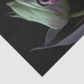 Van Gogh Tulpen, Diepe paarse fantasievolle tuin Tissuepapier (Detail)