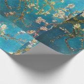 Van Gogh Turquoise Blossom Tree Cadeaupapier (Hoek)