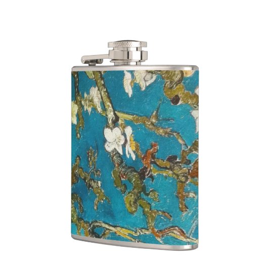  Van Gogh Turquoise Blossoming Tree Heupfles (Links)